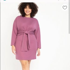 Eloquii Wrap Waist Hitachi Dress